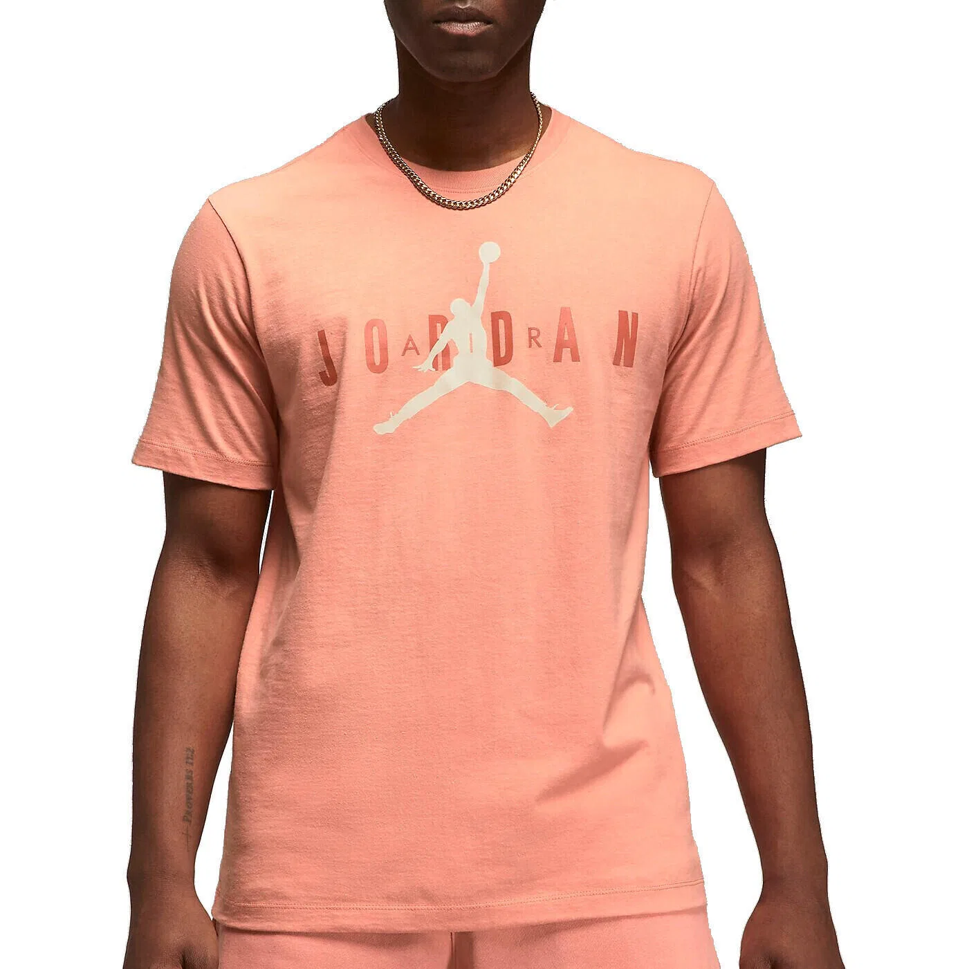 Мужская футболка с принтом Jordan Wordmark Nike, Orange