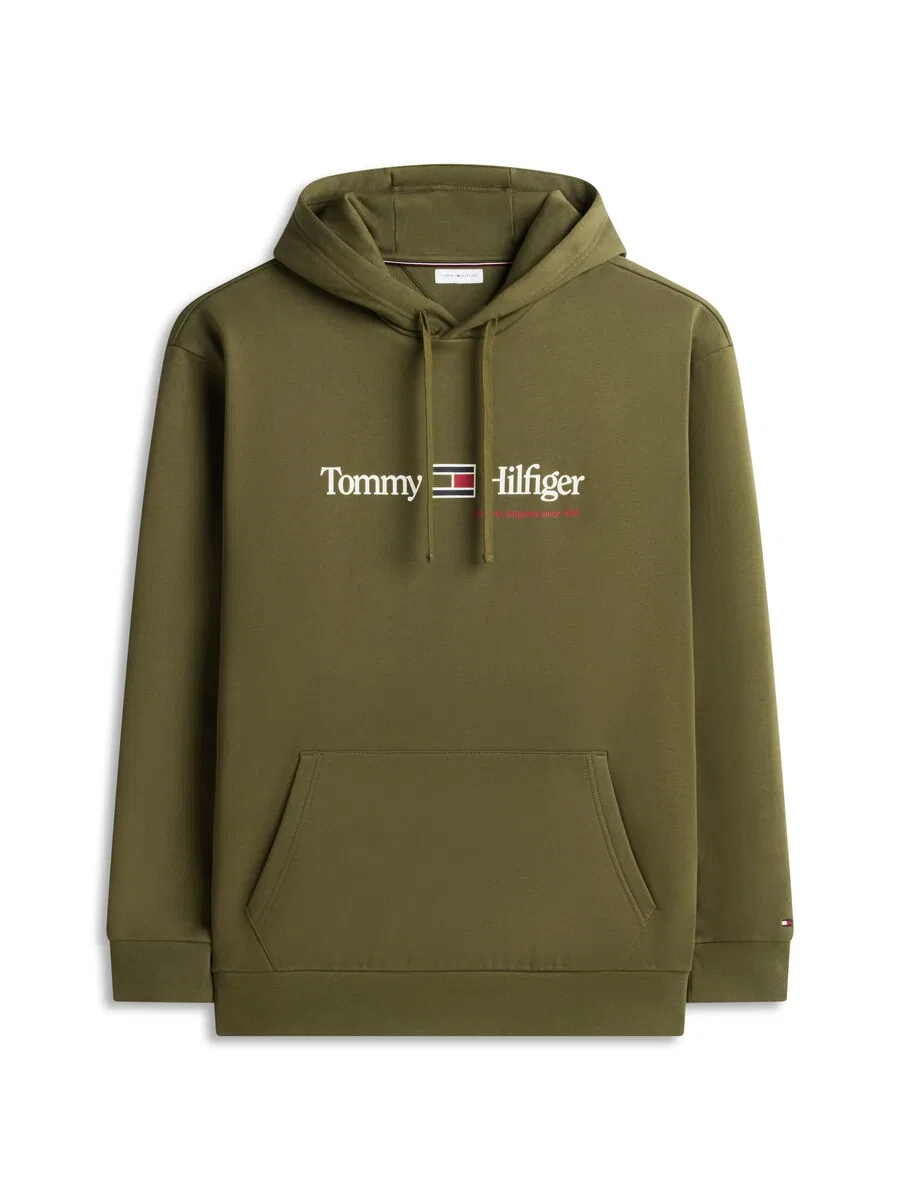 Толстовка TOMMY HILFIGER оливкового цвета