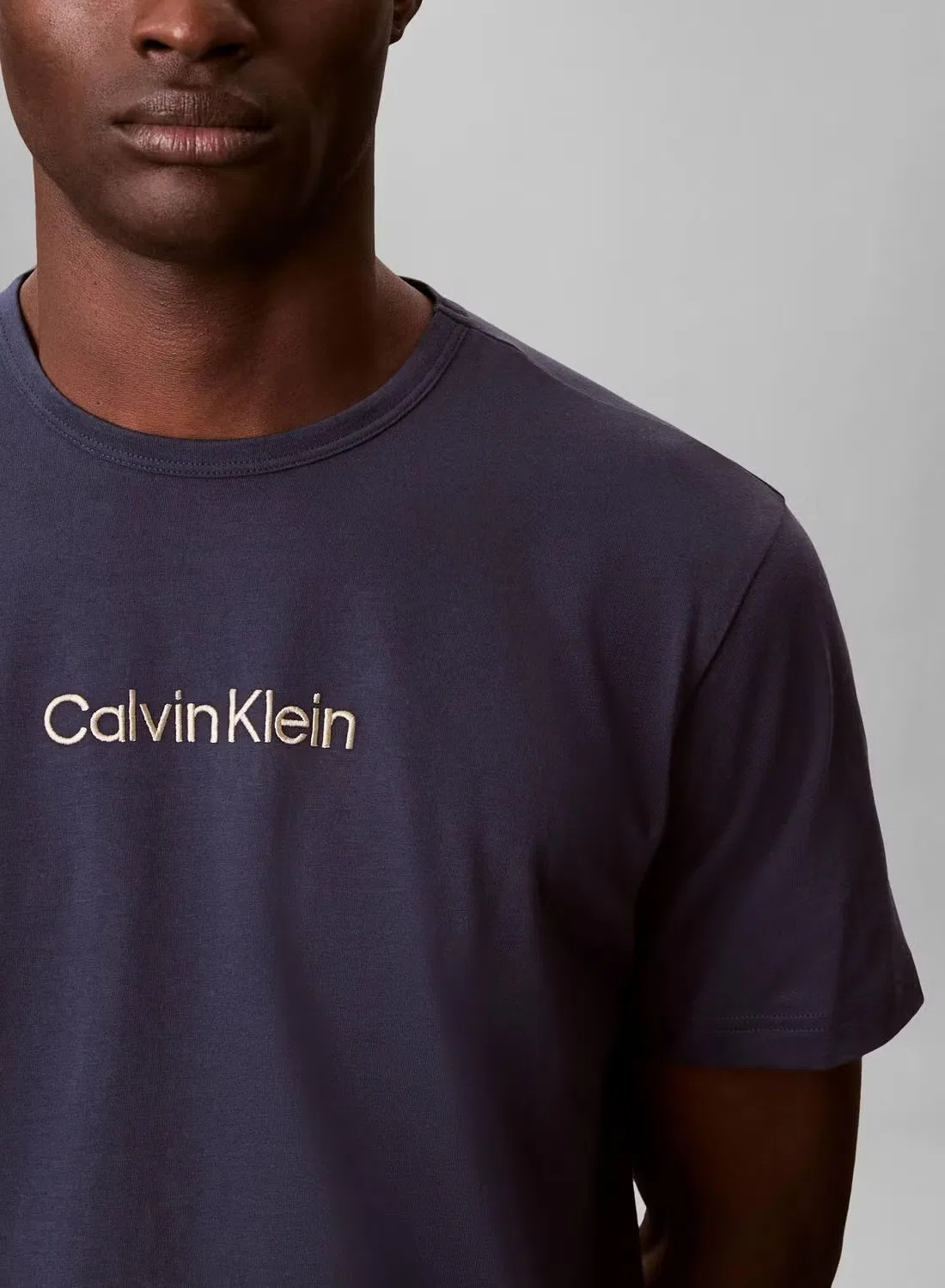 Футболка домашняя с коротким рукавом Lounge Calvin Klein, синий — фото 4
