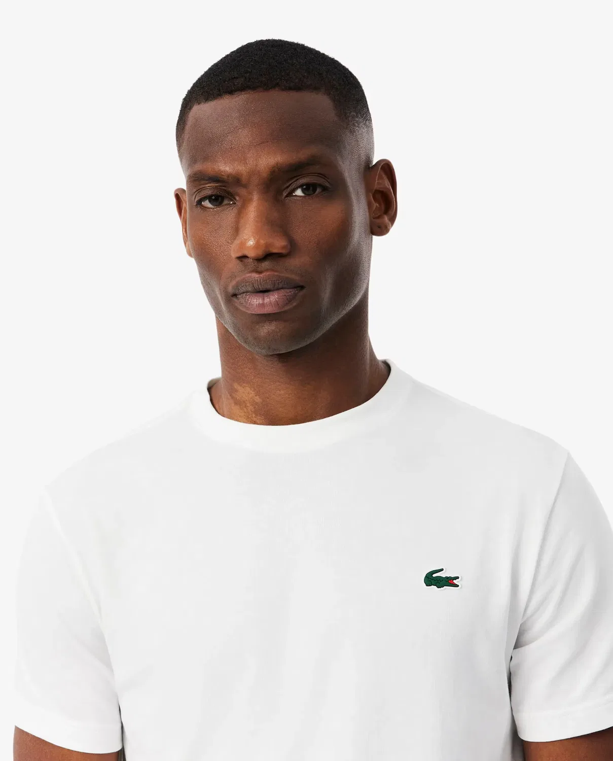 Мужская футболка с принтом Ultra Dry Lacoste, Blanco — фото 3
