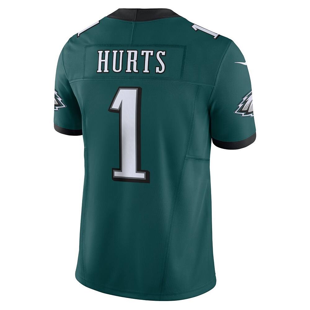 Мужские кроссовки Nike Jalen Hurts Midnight Green Philadelphia Eagles Vapor F. Ограниченный Джерси, цвет Eag Green — фото 4