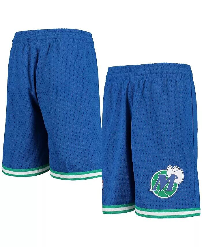 

Синие шорты Big Boys Dallas Mavericks Hardwood Classics Swingman Mitchell & Ness, синий