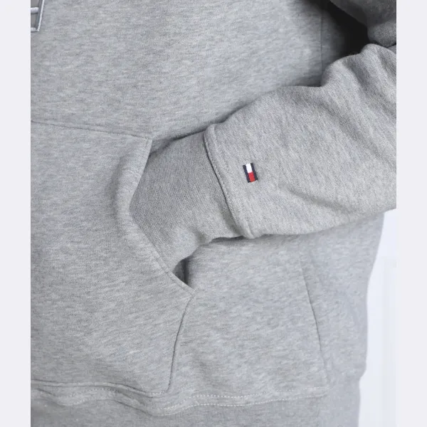 Толстовка стандартного кроя смешанного кроя Tommy Hilfiger, серый — фото 4