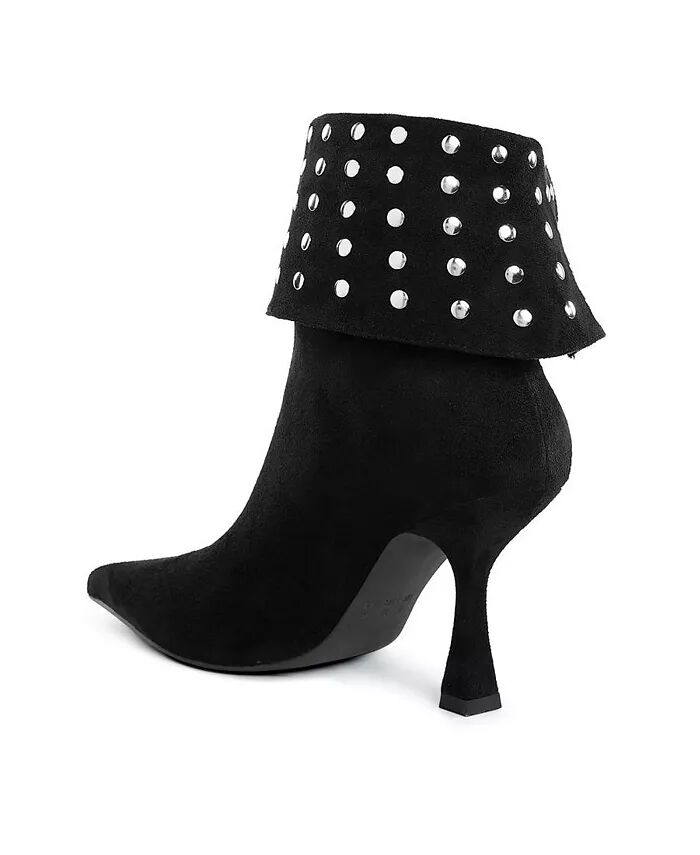 Ботинки Piccini Stud с отворотом и декором из заклепок London Rag, черный — фото 3