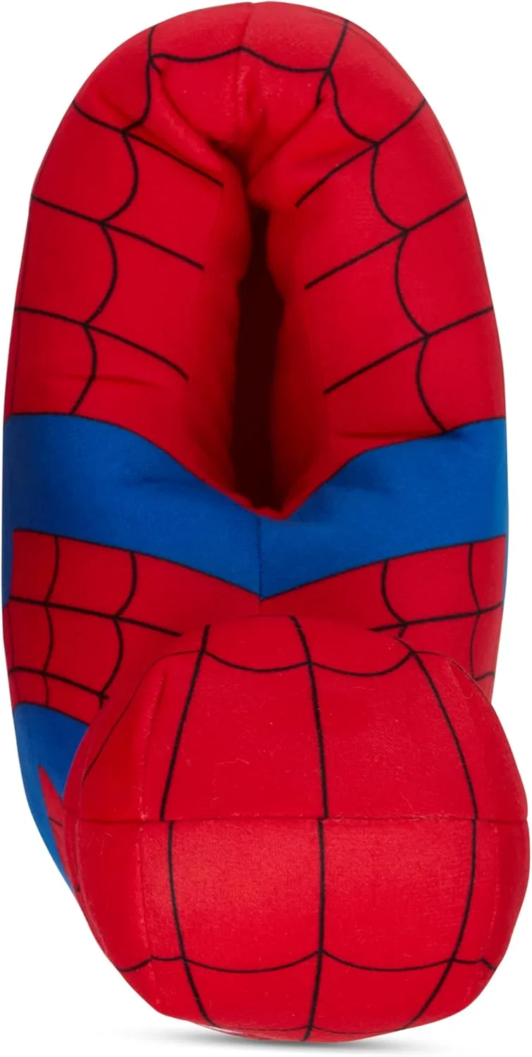 Мужские тапочки Marvel Comics Spiderman - Плюшевые тапочки Spiderman 3D - Плюшевые тапочки Spiderman, Captain America, Ironman и Hulk, Red Excursion Plain Getaway Solids — фото 4