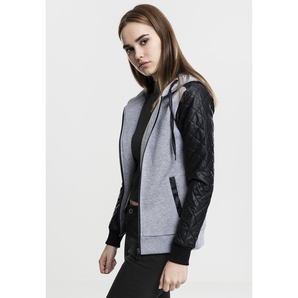 

Толстовка Urban Classics Diamond Zip, серый