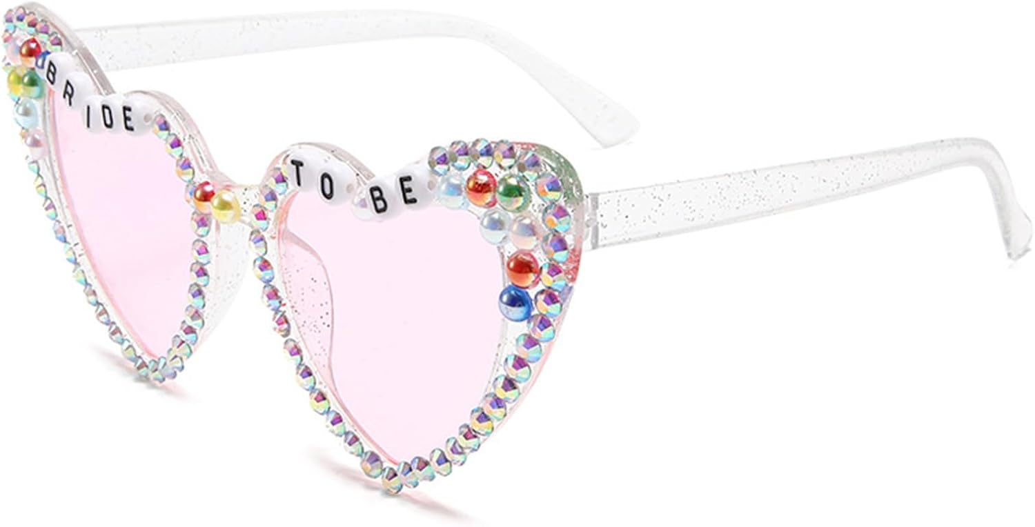 

Солнцезащитные очки Helena Heart Crystal для женщин, роскошные солнцезащитные очки со стразами, в стиле «кошачий глаз», для вечеринок и фестивалей, в стиле «конфеты», White