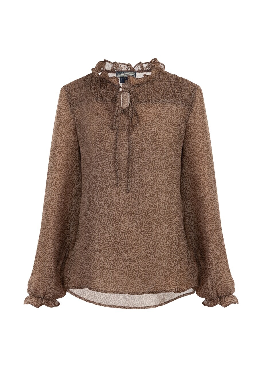 

Блуза DreiMaster Vintage Blouse, цвет Pueblo/Umbra/Light brown