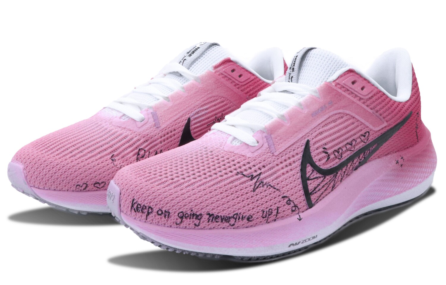 

Кроссовки Air Zoom Pegasus 40 мужские низкие розовый Nike, цвет Rose Red