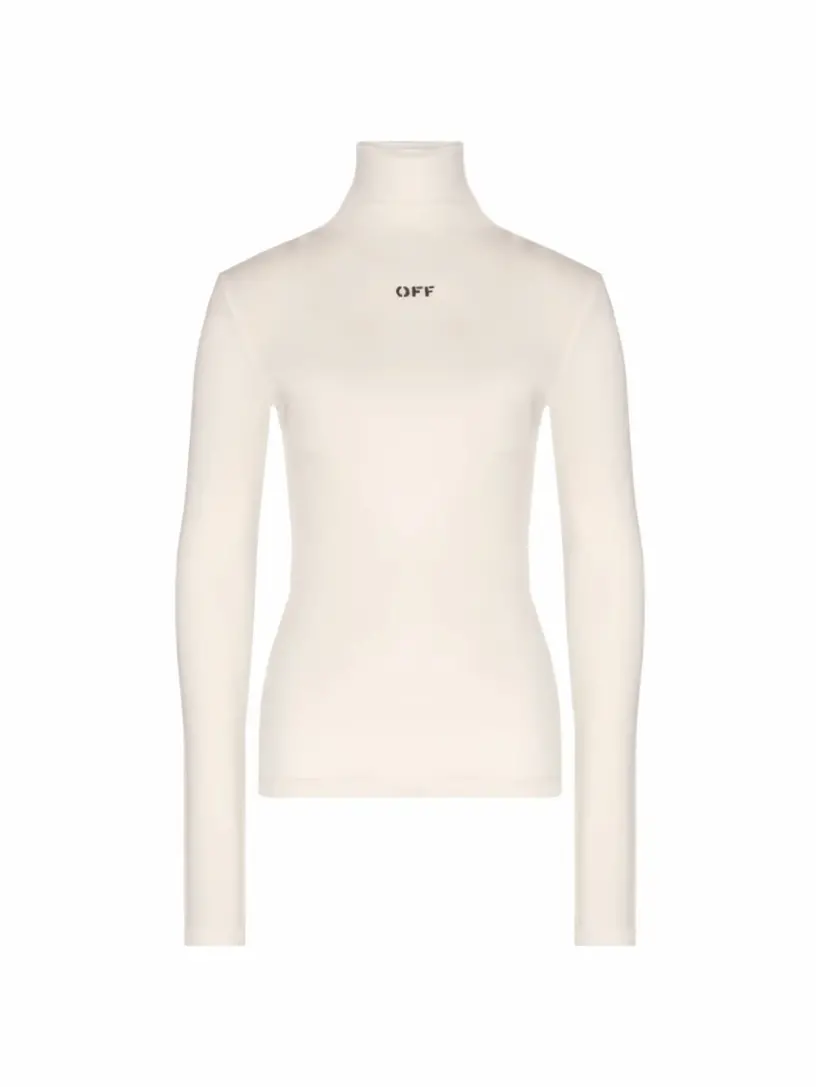 

Водолазка с логотипом Off-Stamp Off-White, белый