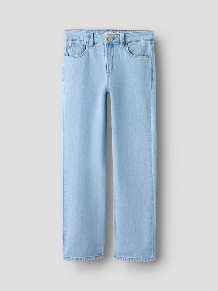 Name it Джинсы NKFROSE HW STRAIGHT JEANS 9222-RM светло-голубого цвета — фото 3