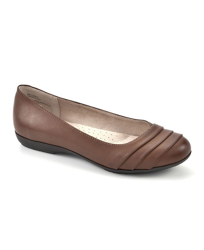 Женские балетки Clara Cliffs by White Mountain, цвет Cognac Burnished Smooth