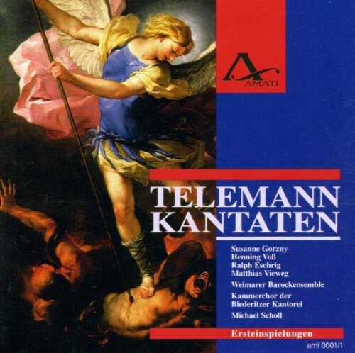 

CD диск Telemann / Scholl / Vieweg: Cantatas