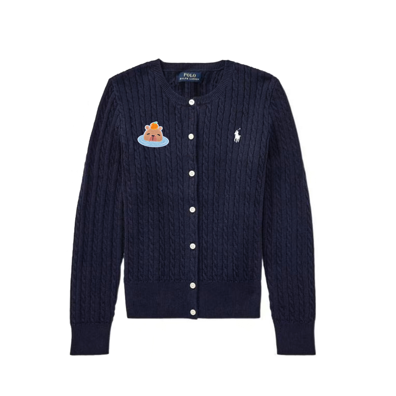 

Polo Ralph Lauren Трикотажный свитер navy blue женский