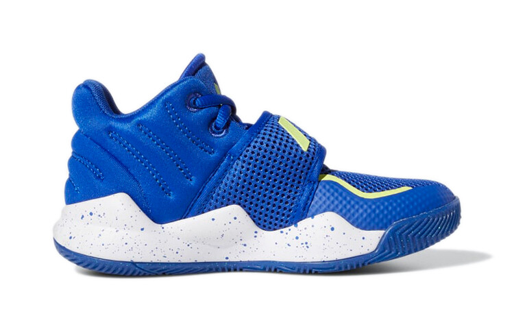 Баскетбольные кроссовки Deep Threat Prime Kids PS Low-top Белый/Королевский синий/Зеленый папоротник Adidas — фото 2