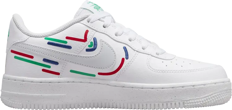 

Кроссовки Air Force 1 Impact Next Nature Low GS 'Marker', белый