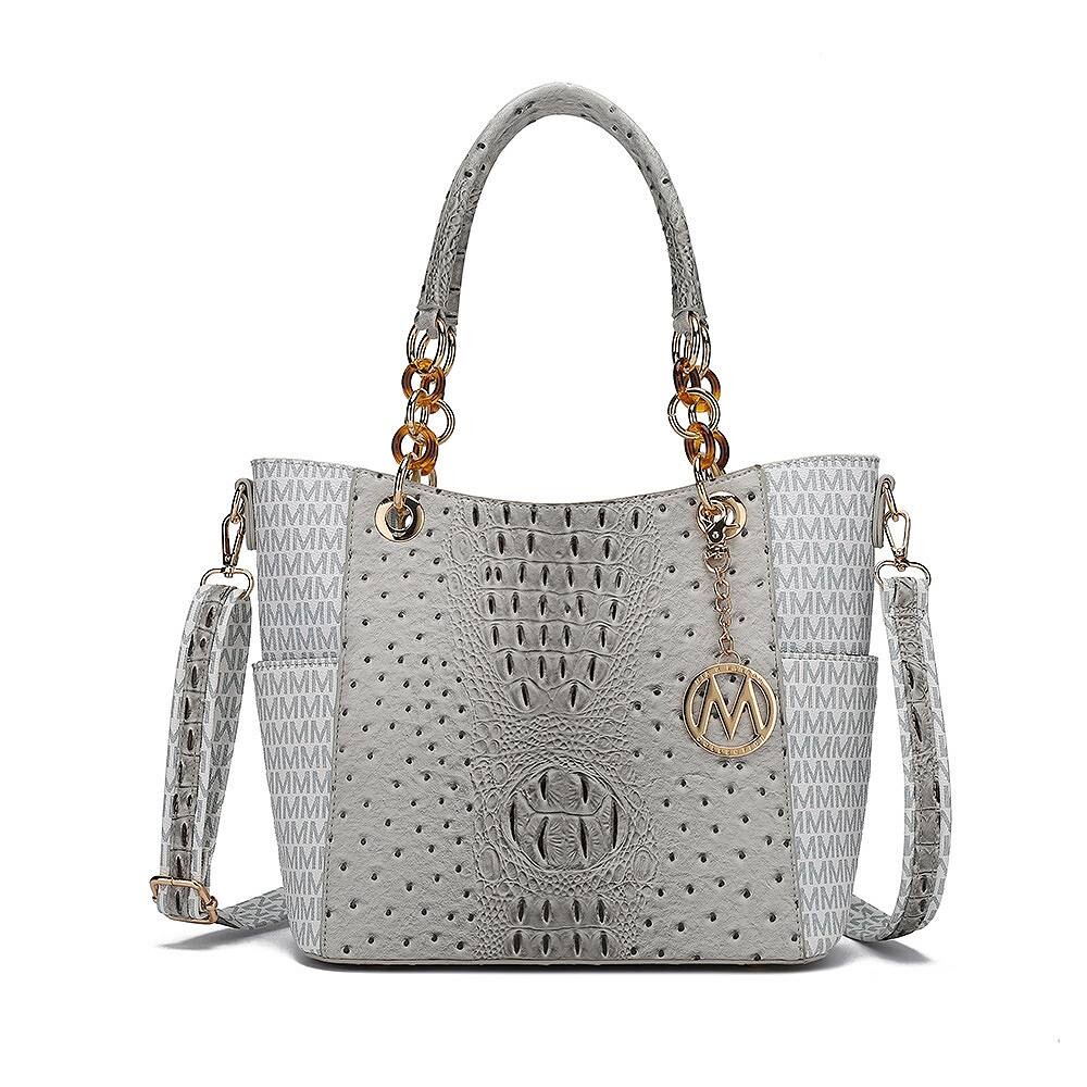 

Женская фирменная сумка-тоут Miriam из веганской кожи MKF Collection от Mia K, белый