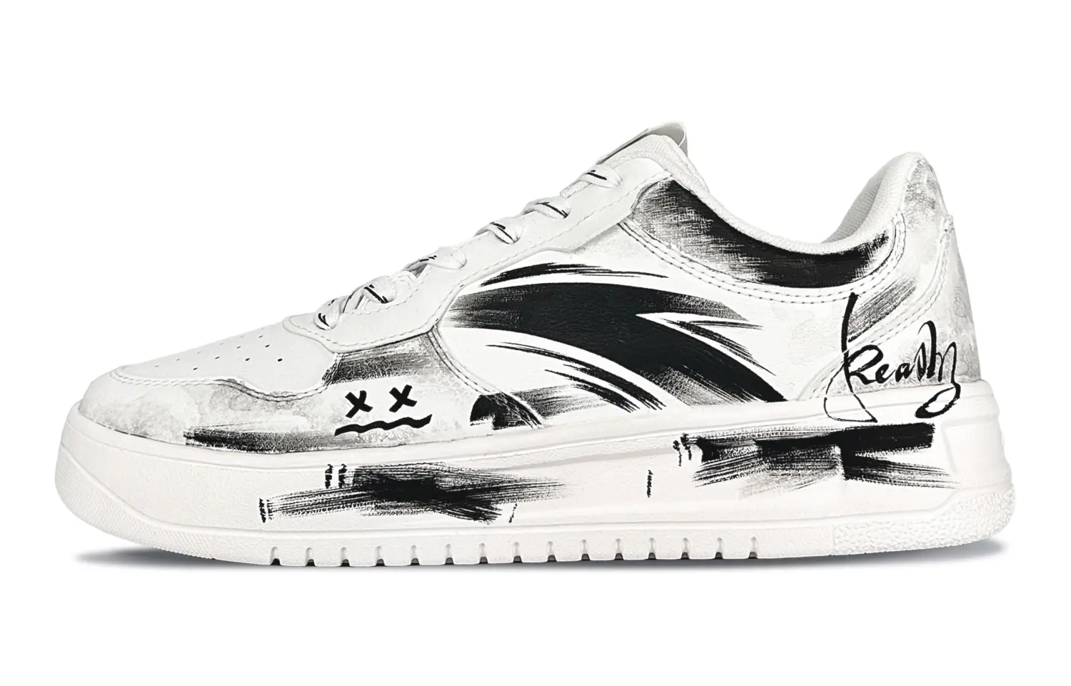 

Расслабленные городские кеды slip resistant shock absorbers low top мужские ANTA, черный