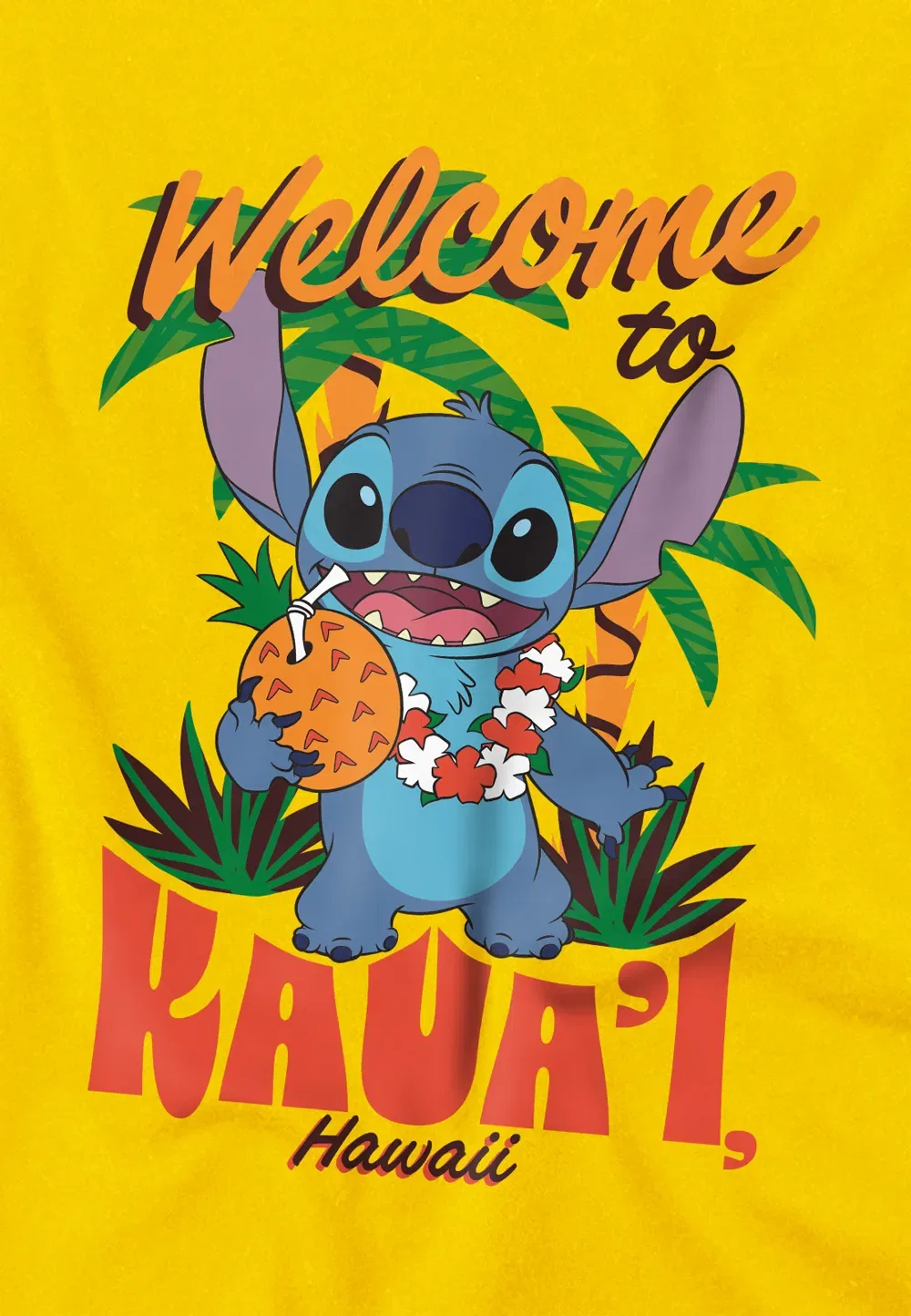 Футболка детская Lilo & Stitch Disney, желтый — фото 2