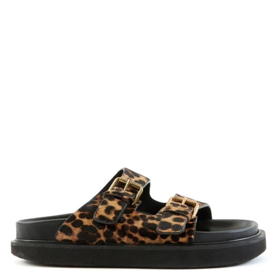 Isabel Marant Женские Плоские сандалии Leopard Lennya