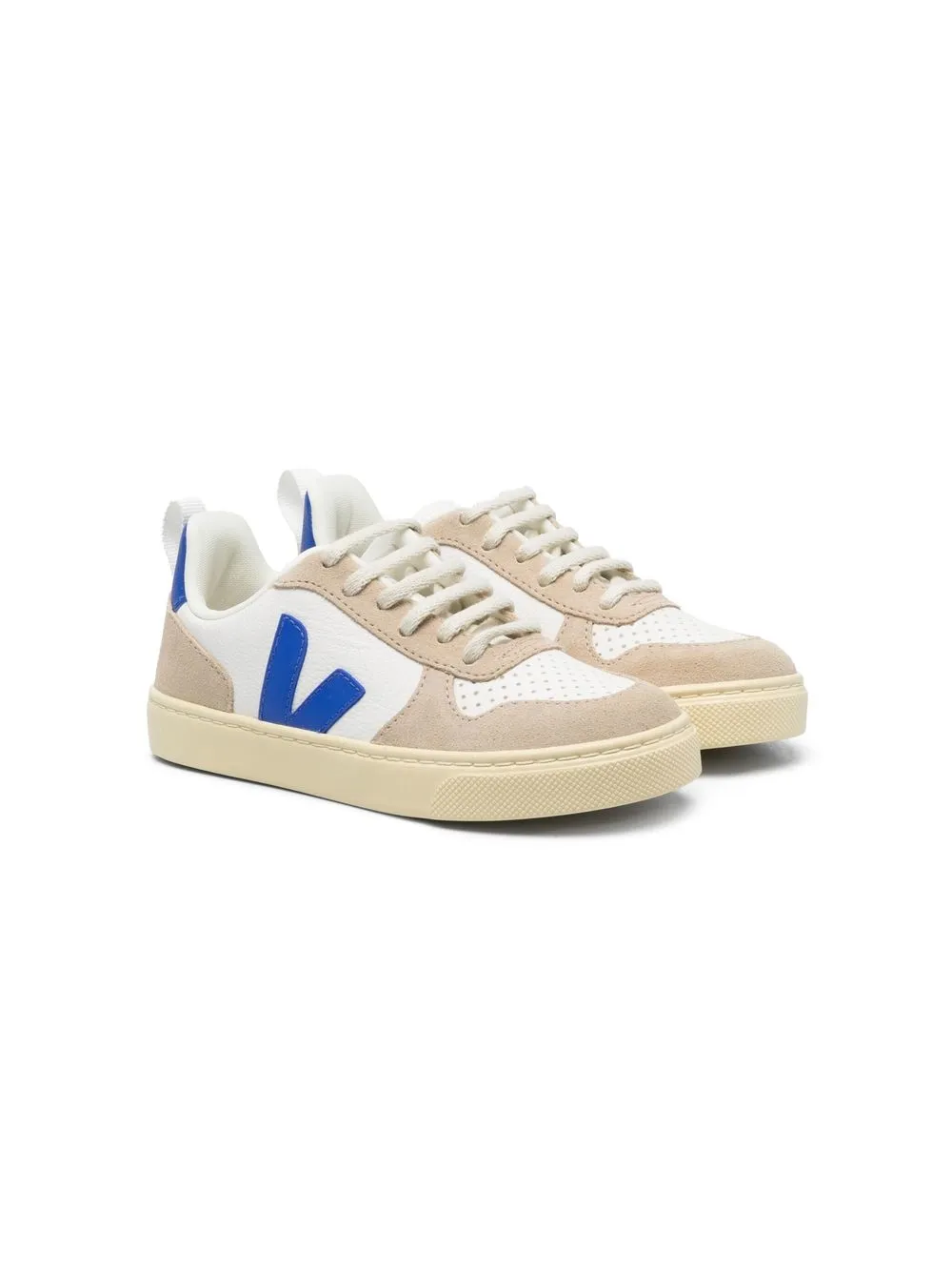 

Кроссовки с нашивкой-логотипом VEJA Kids, белый