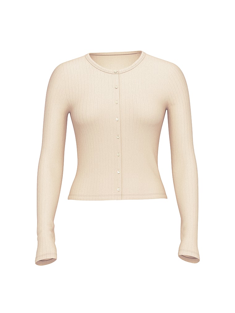 

Кардиган из модала в широкую резинку Victoria'S Secret, цвет candelight