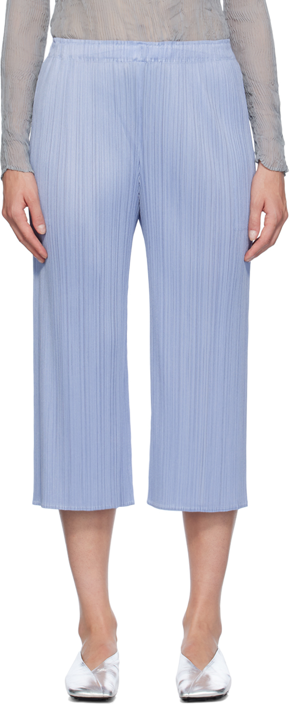 

Синие брюки Monthly Colors August PLEATS PLEASE ISSEY MIYAKE