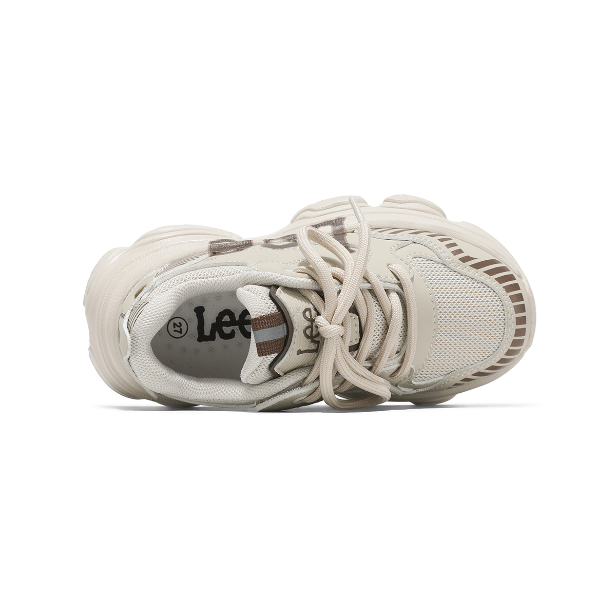Кроссовки Cushioning Balance Abrasion Resistant Slip Resistant Anti Kick Low top Kids' Skateboarding Shoes Lee, хаки — фото 4