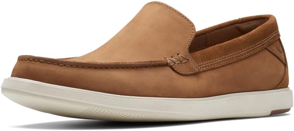 Мужские лоферы Clarks Bratton, темно-синий нубук