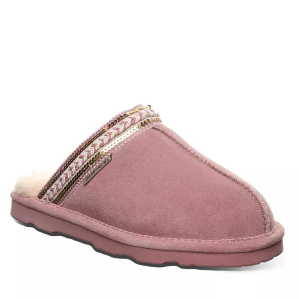 Женские тапочки Tanya с отделкой пайетками Bearpaw, цвет peony