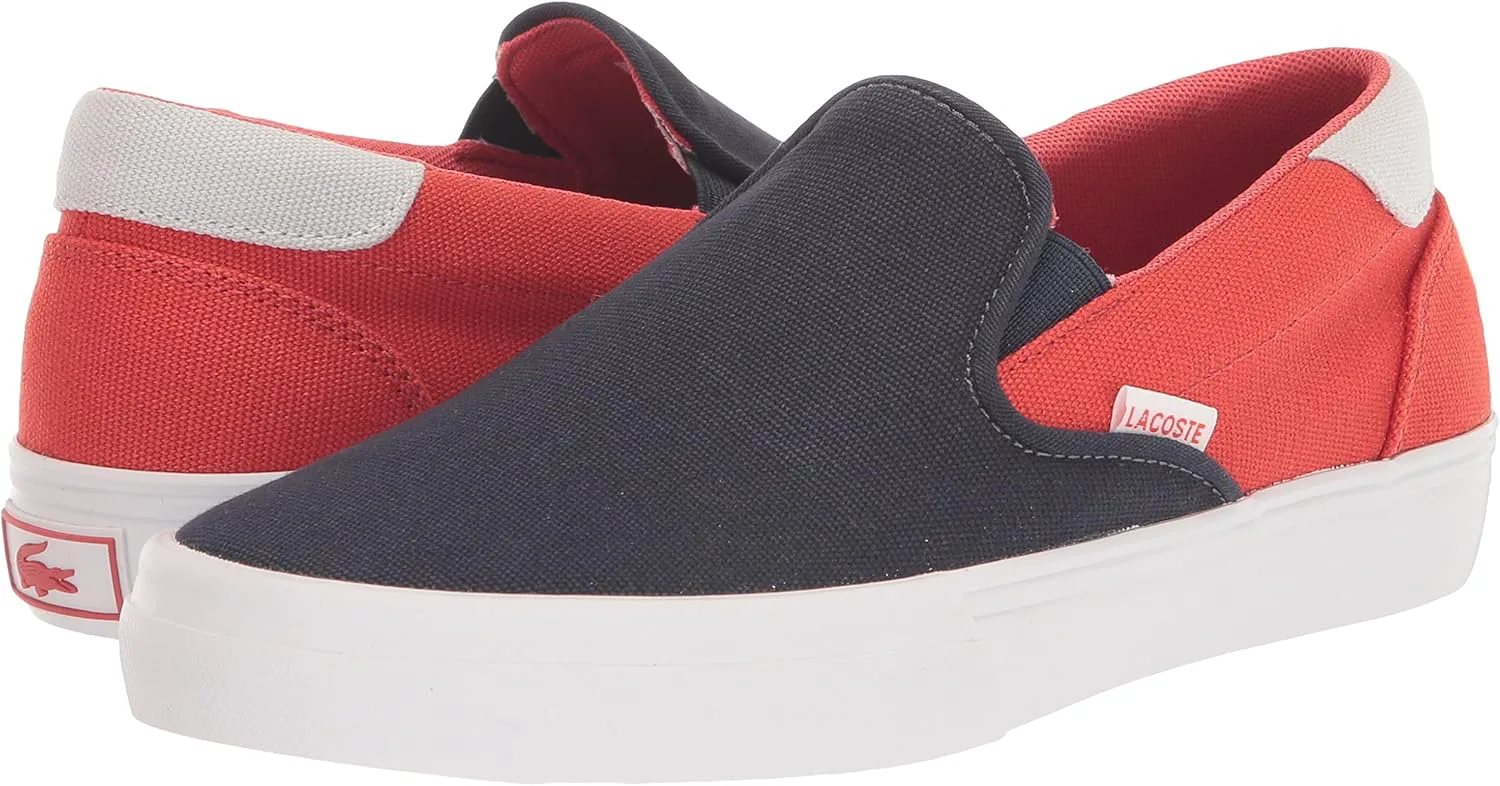 Кроссовки Lacoste Kids L004, синий/красный — фото 2