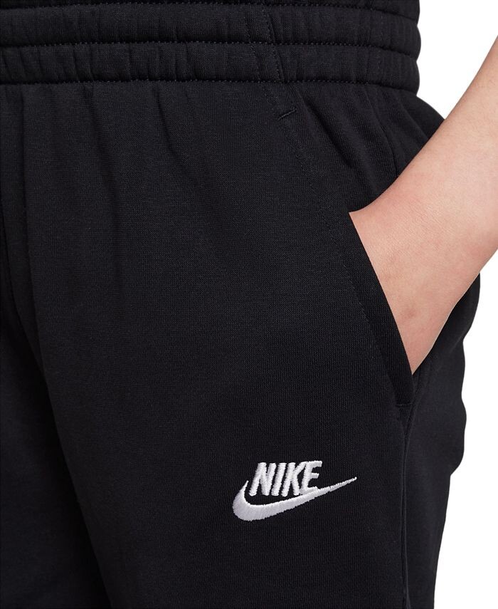 Флисовые спортивные брюки Big Kids Club Nike, черный — фото 4