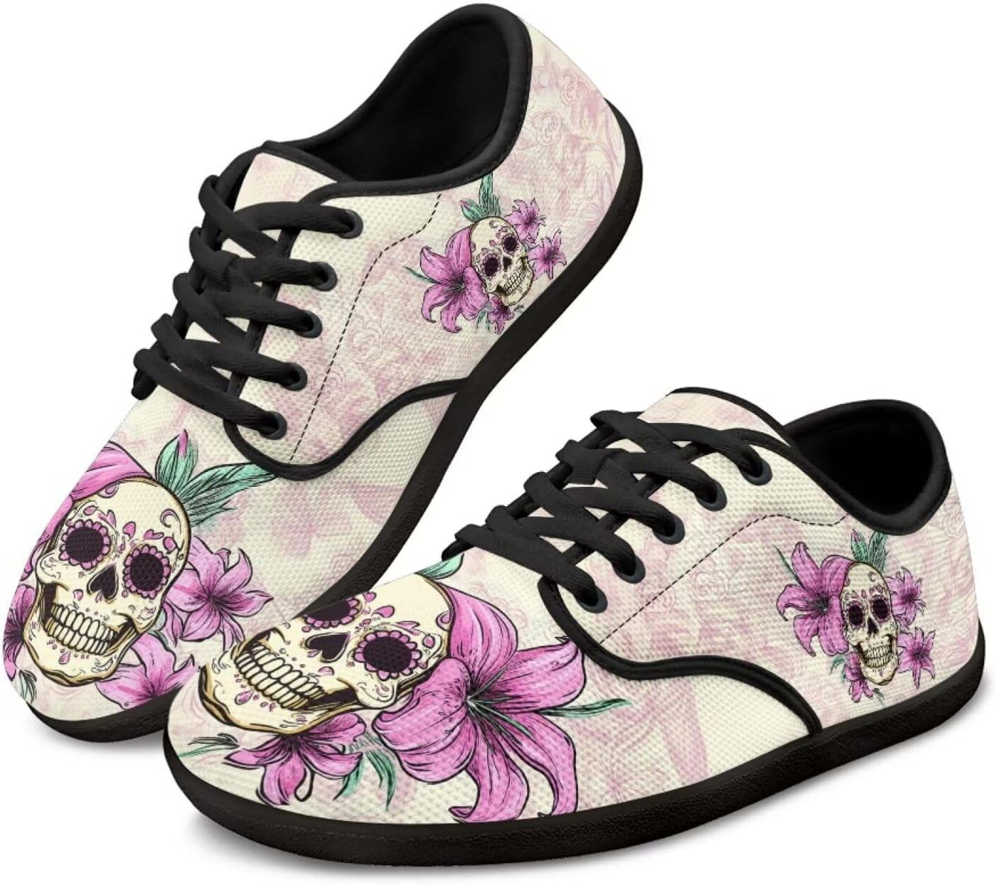 

Кроссовки Binienty с шнуровкой для женщин и мужчин, с нулевой посадкой, босоножки, широкая подошва, плоская подошва, розовый