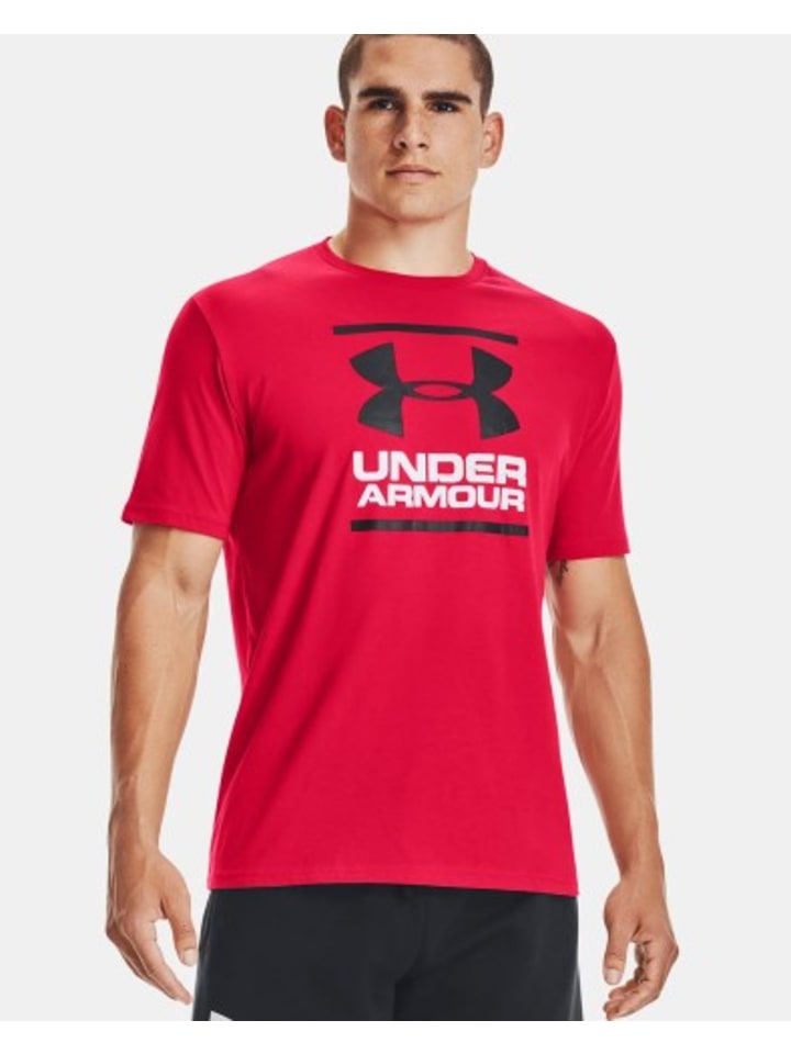 

Футболка Under Armour, цвет rot/schwarz/weiß