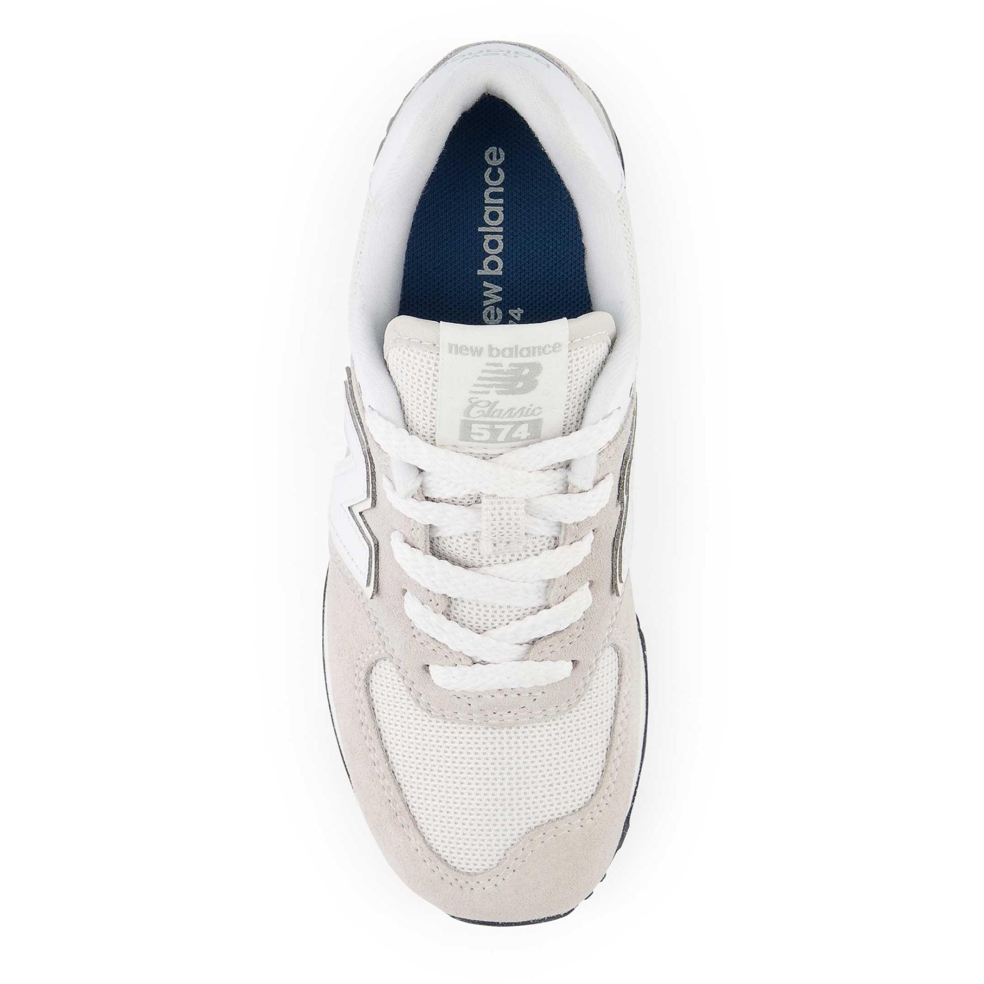 Детские повседневные туфли 574 Core New Balance, Nimbus Cloud/White — фото 4
