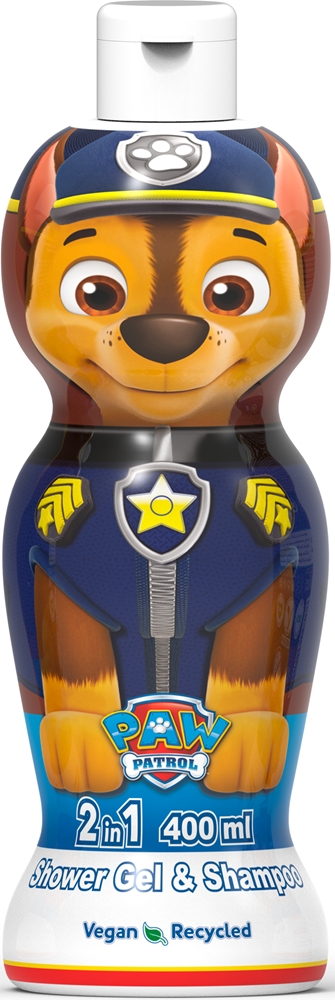 

Гель для душа и шампунь «Щенячий патруль» Гель для душа и шампунь «два в одном» для детей Nickelodeon, chase 400 мл