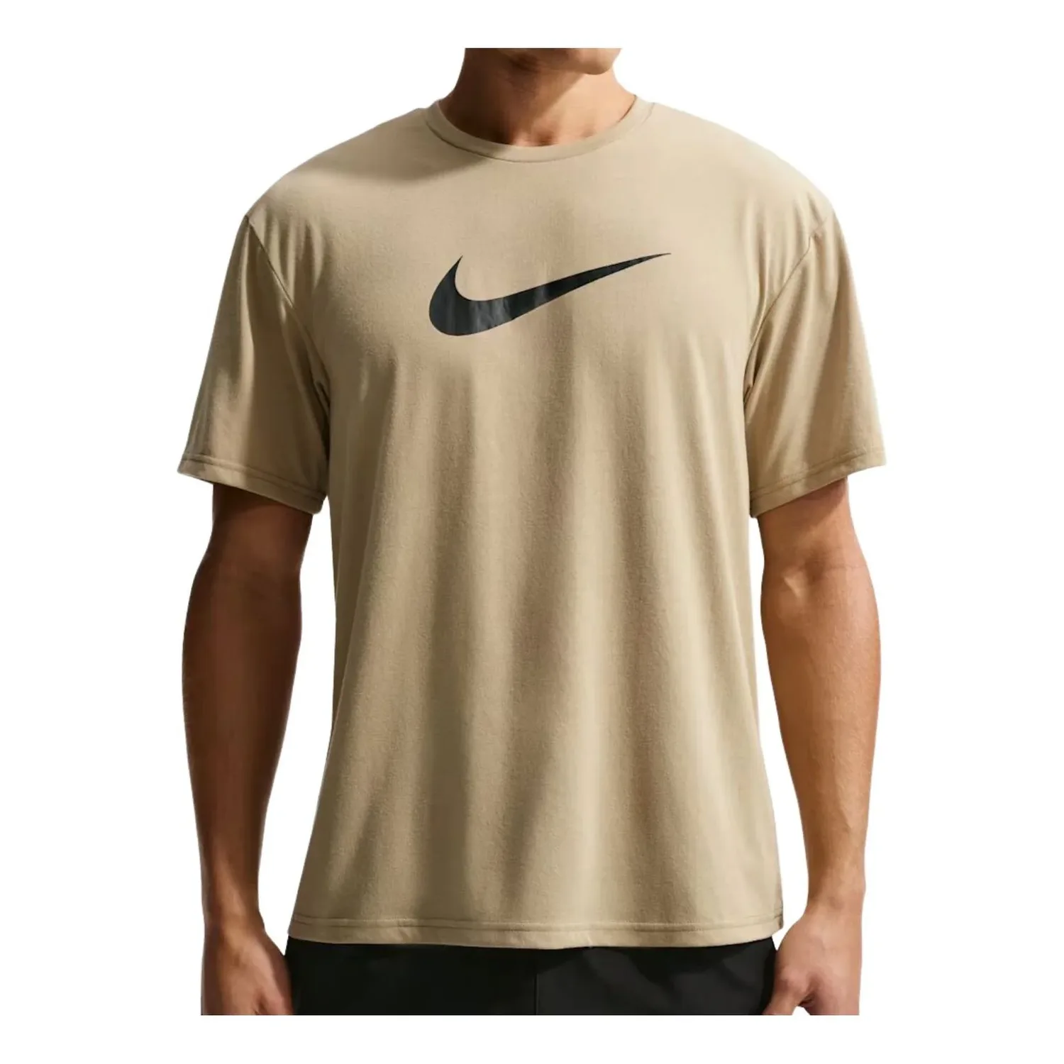 Футболка с коротким рукавом Nike Swim Hydroguard Dri-FIT UV 'Parachute Beige White', коричневый
