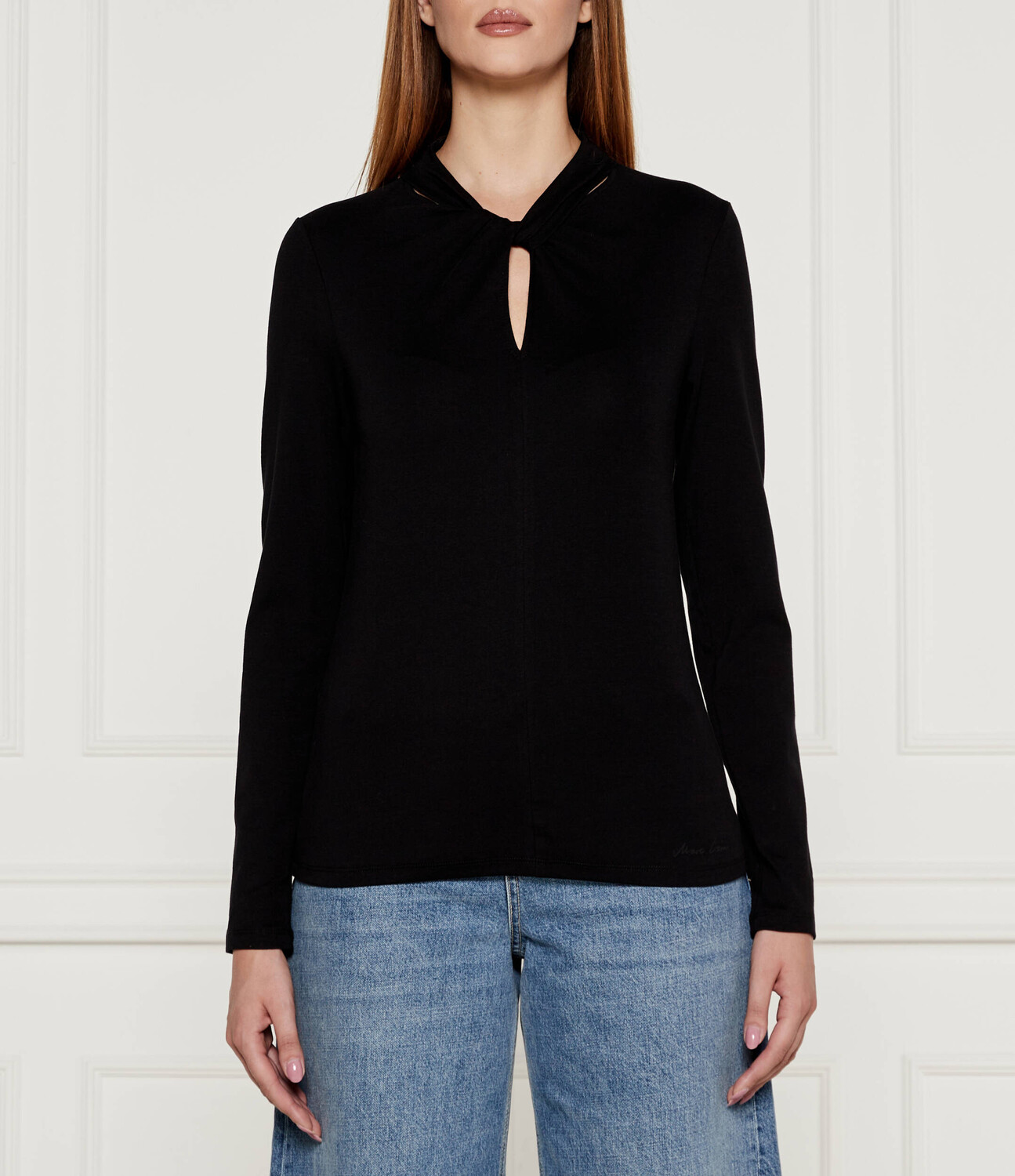 

Блуза Marc Cain Regular Fit, черный