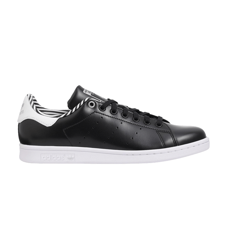 

Кроссовки adidas Stan Smith 'Black White Pinstripes', черный