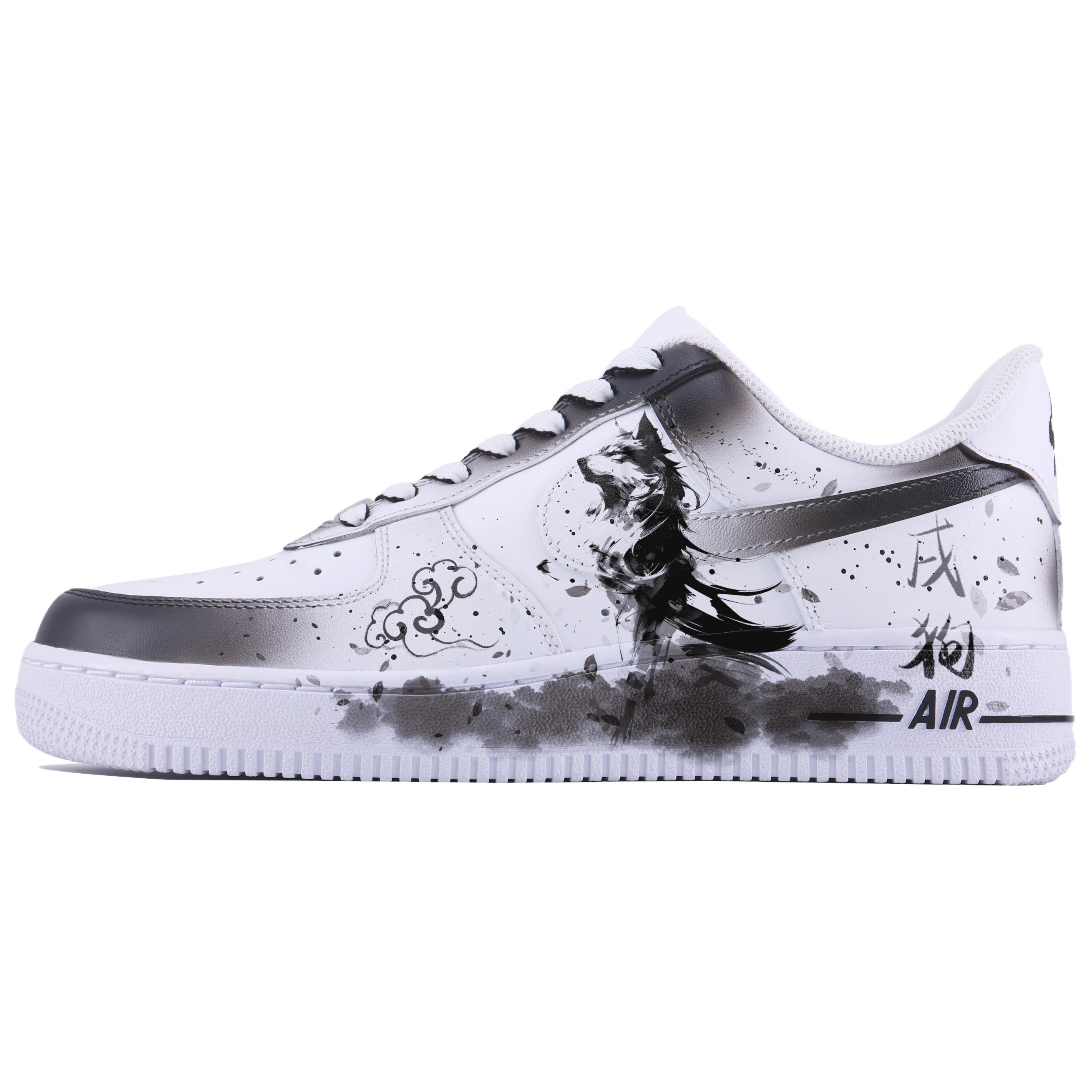 

Nike Кроссовки Air Force 1 Low Top для скейтбординга, мужские, белые, коричневые
