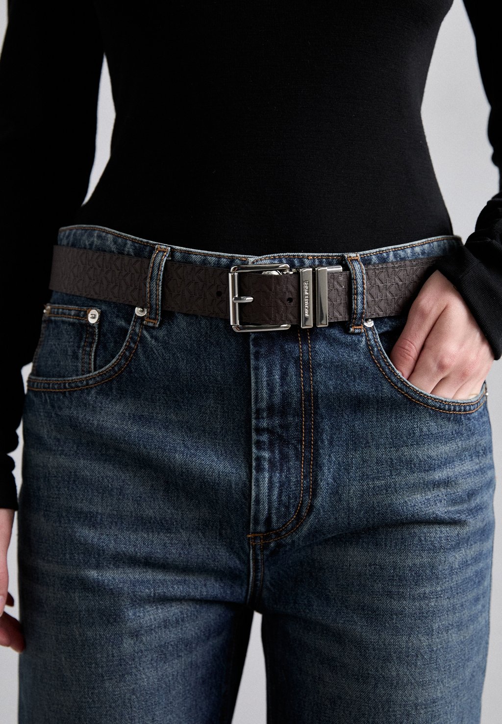 

Пояс 35MM REVERSIBLE BELT MICHAEL Michael Kors, коричневый