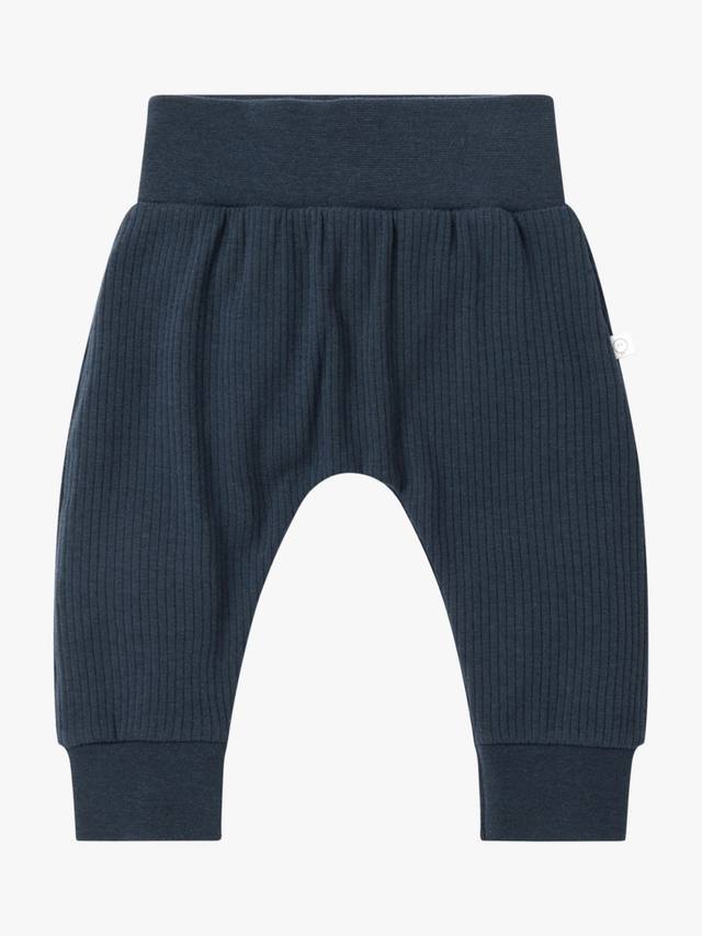 

Детские джоггеры из хлопковой ткани с резинкой MORI, Navy