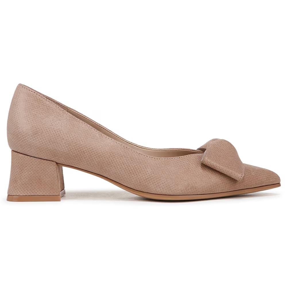 Туфли на каблуке с бантом Mavis от Naturalizer, taupe suede — фото 2