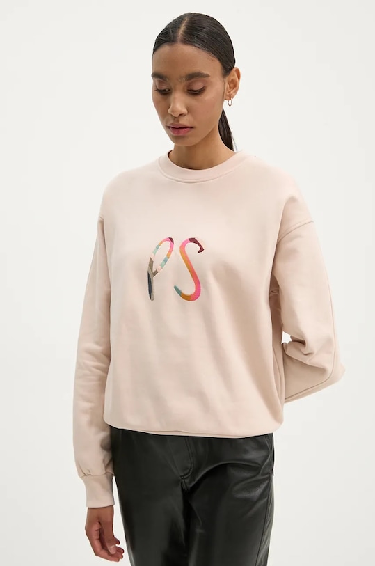 

Хлопковая толстовка Ps Paul Smith, бежевый
