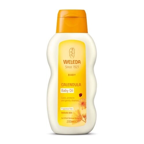 

Масло без отдушек с календулой для детей и младенцев, 200 мл Weleda, Calendula Baby Oil