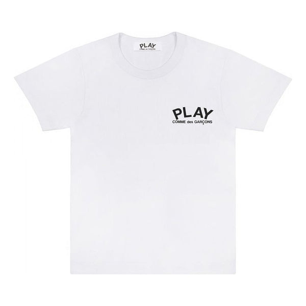 

Футболка kawakubo rei alphabet logo printing short sleeve white Comme Des Garcons Play, белый