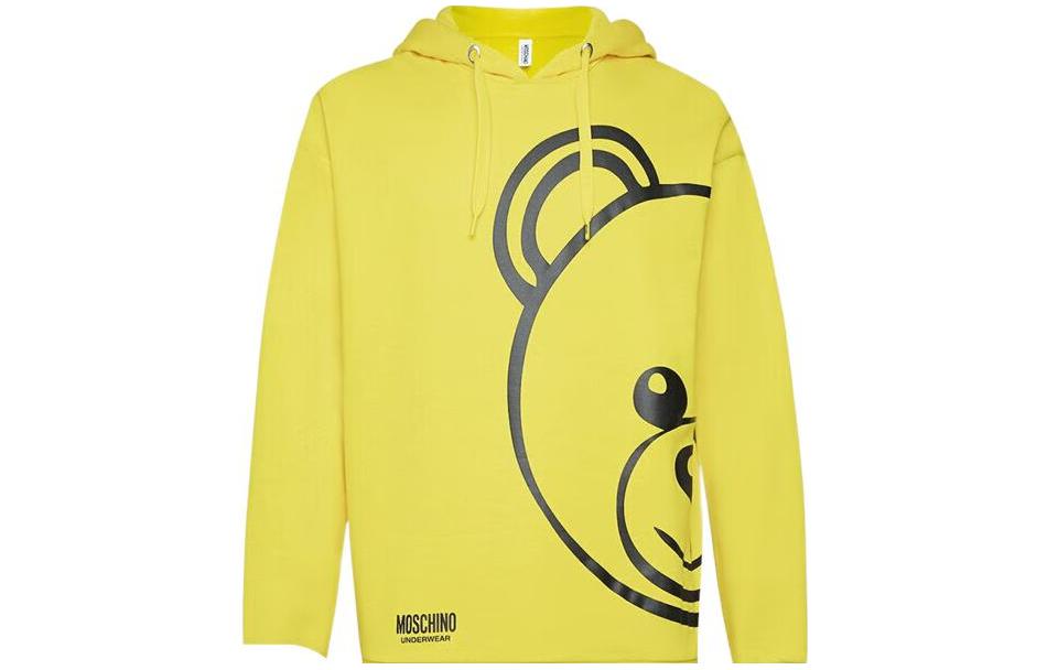 

Мужской желтый свитер MOSCHINO