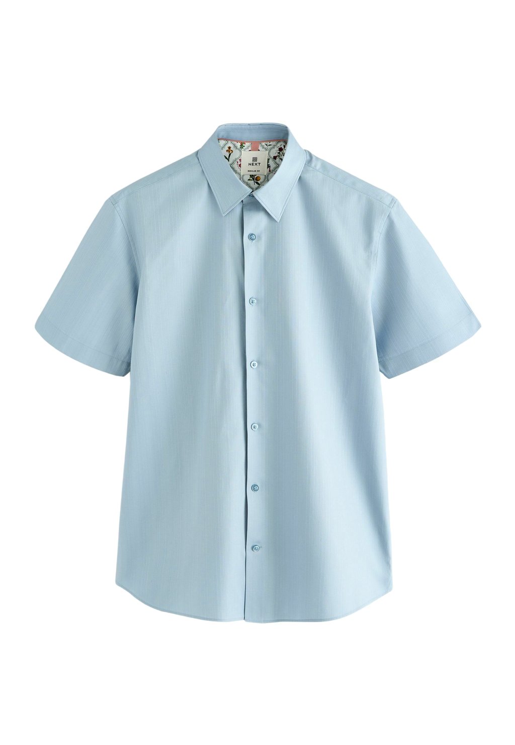 

Рубашка REGULAR FIT - SHORT SLEEVE TEXTURED Next, синий