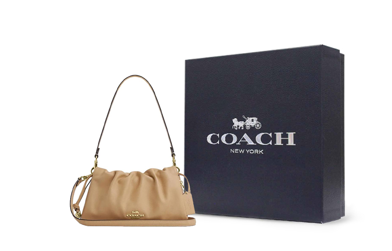 

COACH Сумка облако из кожи коровы Фэй