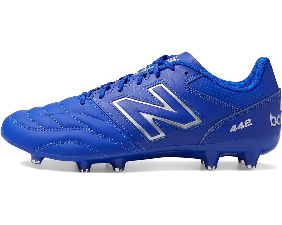 Кроссовки New Balance 442 V2 Team FG, цвет Blue/White — фото 4